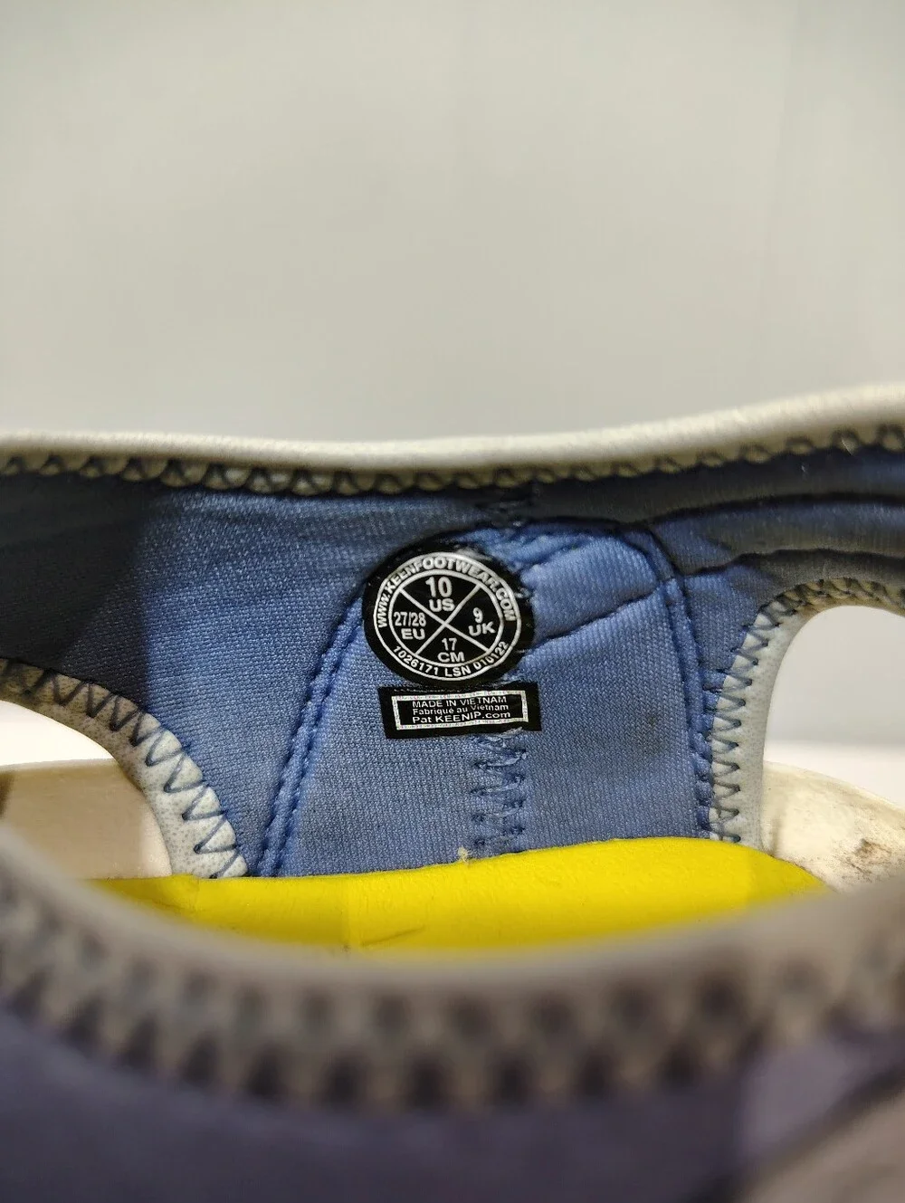 KEEN Knotch River OT Sandal Heather Blue Evening Primrose Toddler Size 10